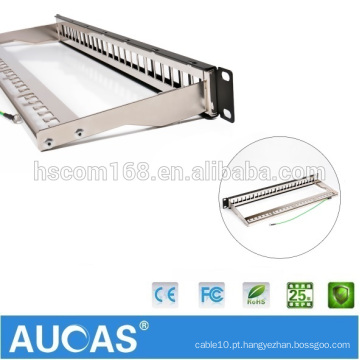 AMP FTP 24 porta RJ45 anti-poeira patch panel / systimax china preço de fábrica venda quente 19 &quot;1U cat6 telefone rj11 patch panel /